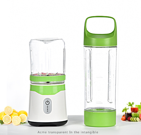 Dual Cup Electric Juicer - Portable & Stylish Design