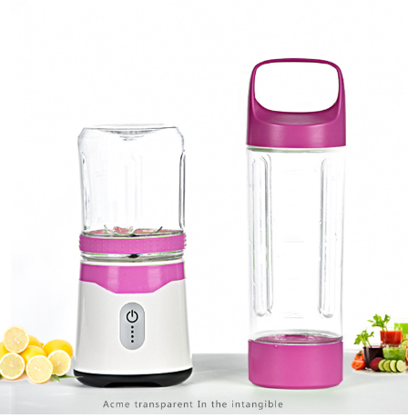 Dual Cup Electric Juicer - Portable & Stylish Design