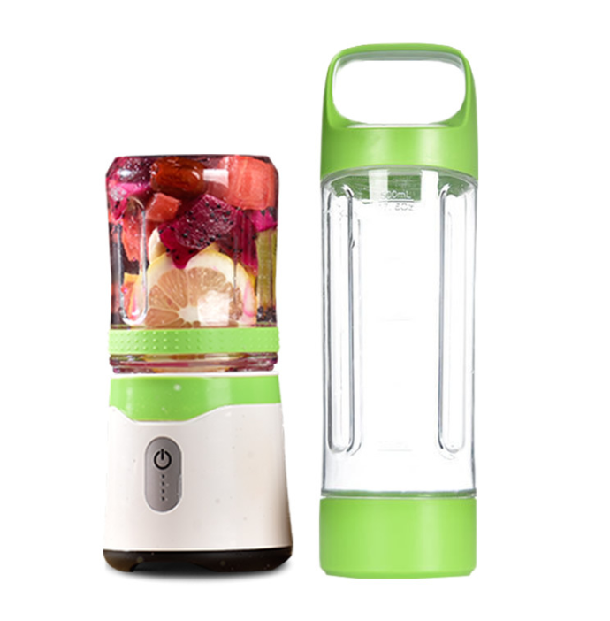 Dual Cup Electric Juicer - Portable & Stylish Design