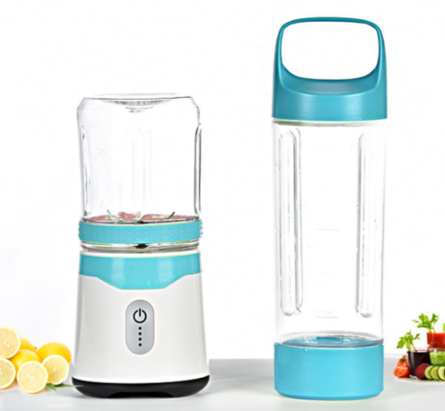 Dual Cup Electric Juicer - Portable & Stylish Design