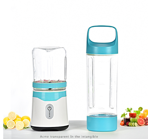 Dual Cup Electric Juicer - Portable & Stylish Design